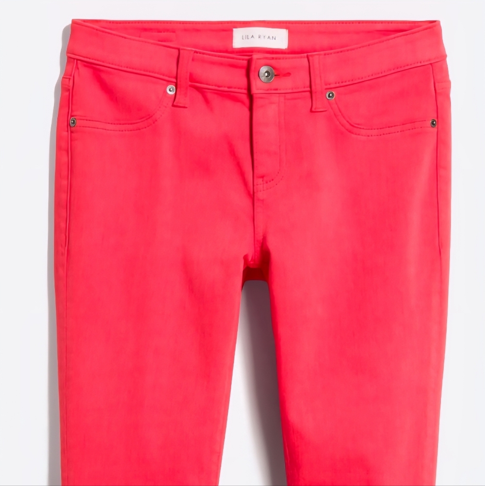 LILA RYAN Coral Cropped Jeans